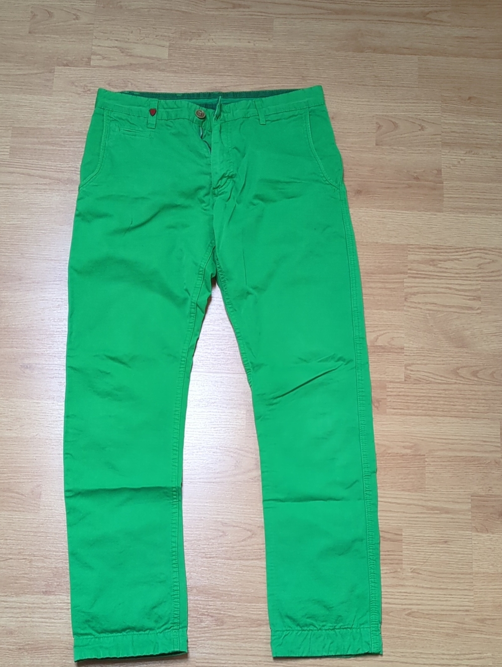 Strellson Vibrant Green Slim Fit Chinos Men's Size 30